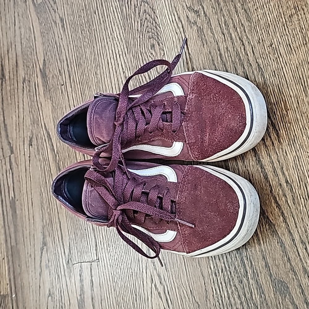 Maroon vans size 7.5 womens